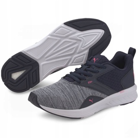 Zapatillas de niños Puma Nrgy Comet azul marino-gris 190675 20 3