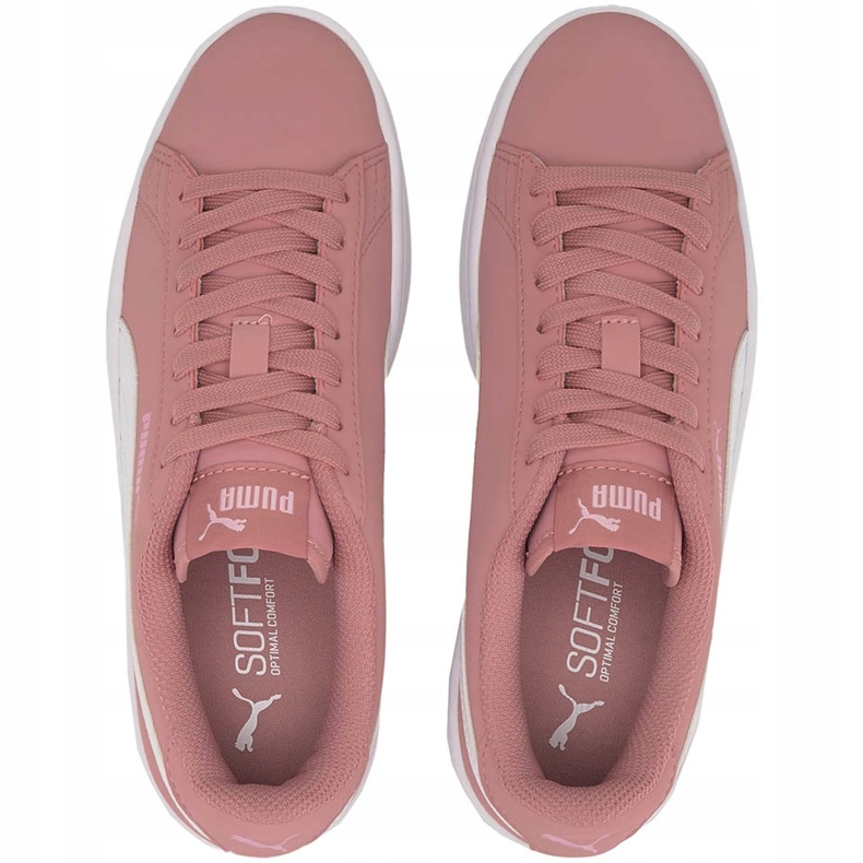 Zapatillas Puma Smash v2 Buck Jr. Rosa 365182 21 para niños 1
