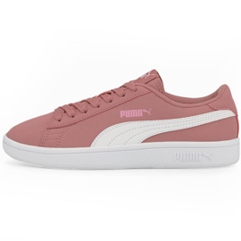 Zapatillas Puma Smash v2 Buck Jr. Rosa 365182 21 para niños rosado 2