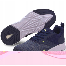 Zapatos para niños Puma Nrgy Comet azul marino 190675 17 gris 3