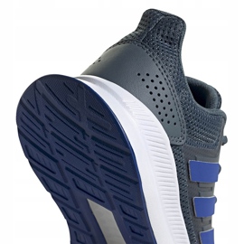 Zapatillas Adidas Runfalcon K para niños gris-azul FV9442 4
