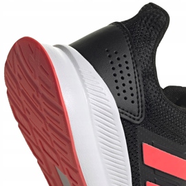Zapatillas adidas Runfalcon K para niños negras-coral FV9441 negro 3