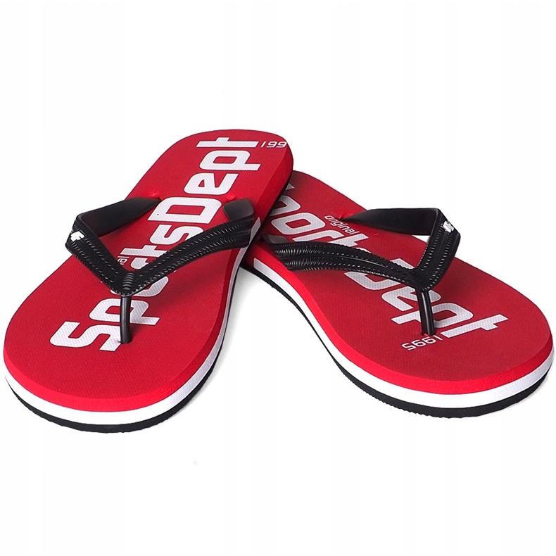 Pantuflas de hombre 4F rojo H4L20 KLM006 62S negro 1