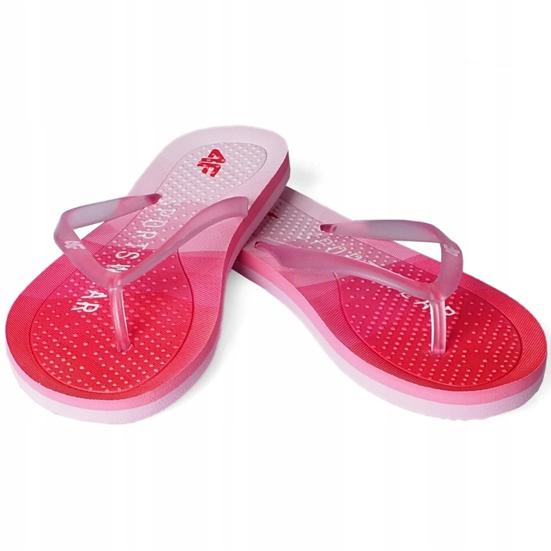 Pantuflas de mujer 4F rojo H4L20 KLD003 62S rosado 1