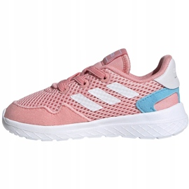 Zapatillas adidas Archivo K rosa EG3980 para niños blanco azul rosado 2