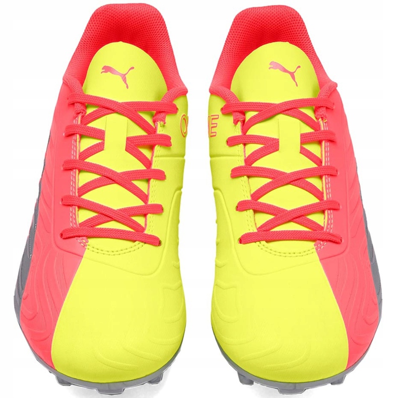 Botas de fútbol Puma One 20.4 Osg Fg Ag 105973 01 para niños amarillo 2