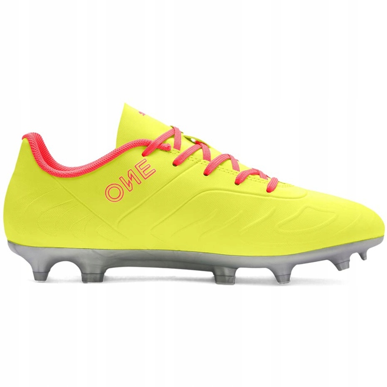 Botas de fútbol Puma One 20.4 Osg Fg Ag 105973 01 para niños amarillo 1