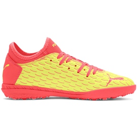Botas de fútbol Puma Future 5.4 Osg Tt 105952 01 para niños rojo, amarillo rojo 1