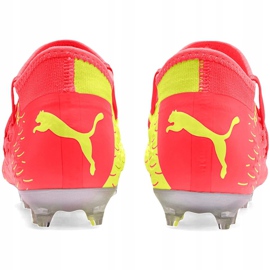 Botas de fútbol Puma Future 5.3 Netfit Osg Fg Ag 105947 01 para niños amarillo 4
