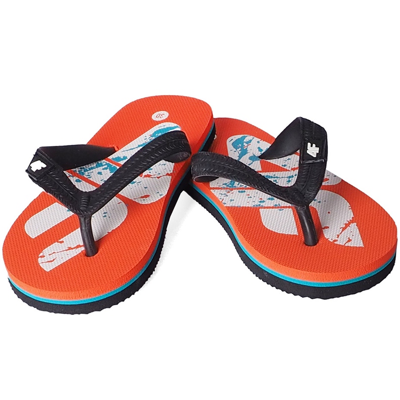 Pantuflas para el niño 4F multicolor HJL20 JKLM001 90S negro naranja 1