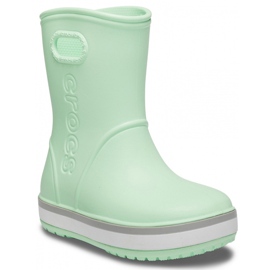 Crocs Botas de lluvia para niños Crocband Rain Boot Niños, verde 205827 3TO 2
