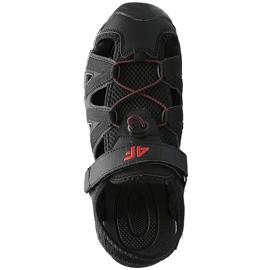 Sandalias de hombre 4F deep black H4L20 SAM003 20S negro 1