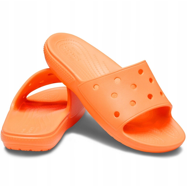 Zapatillas de mujer Crocs Classic Slide albaricoque 206121801 naranja 1