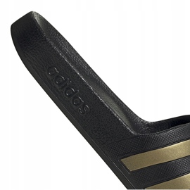 Zapatillas Adidas Adilette Aqua EG1758 negro dorado 5