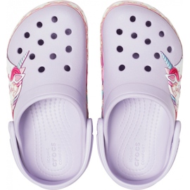 Crocs para niños FunLab Unicorn Band Cg K violeta 206270530 1