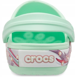 Crocs Kids FunLab Unicorn Band Cg K verde 206270 3TI rosado 4