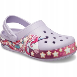 Crocs para niños FunLab Unicorn Band Cg K violeta 206270530 3