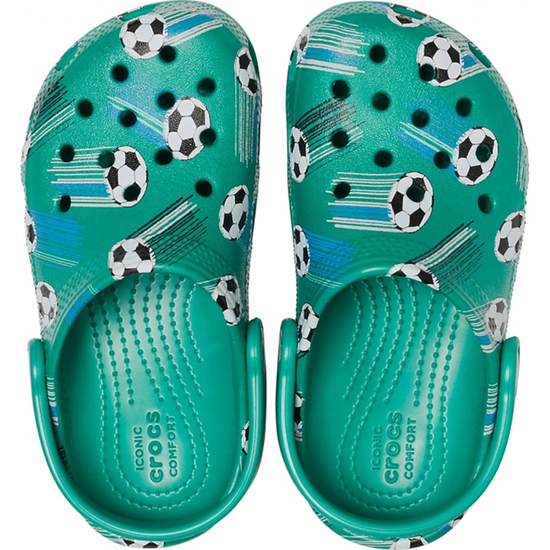 Crocs Kids Classic Sport Ball Zueco Ps verde 206417 3TJ 1