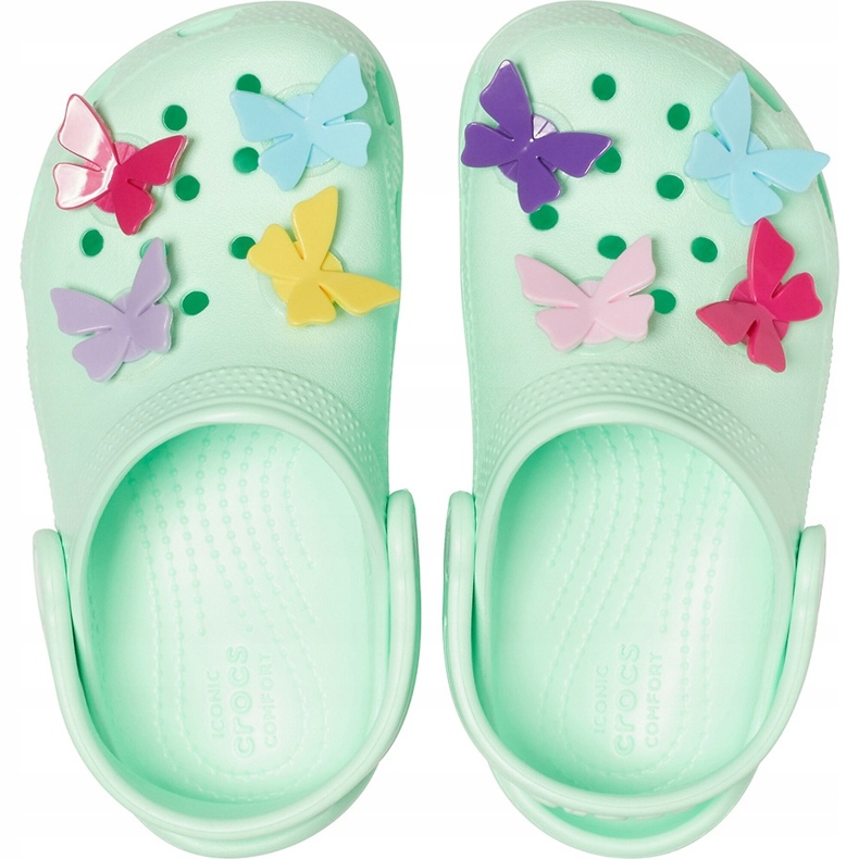 Crocs Kids Classic Butterfly Charm Clg Ps verde 206179 3TI 1