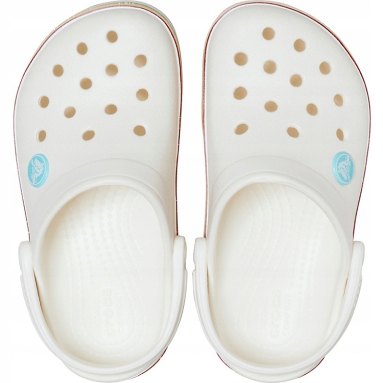 Crocs para niños Crocband Rainbow Glitter Clg K blanco 206151100 1