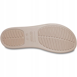 Crocs Pantuflas para mujer Brooklyn Mid Wedge W Multi Stucco 206219 93T beige 5
