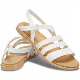 Sandalias Crocs Mujer Tulum Sandal W Pearl 206107 1CQ blanco 2