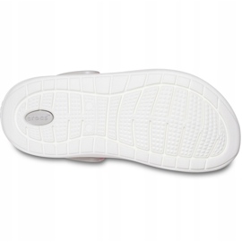 Crocs para niños LiteRide Clog Niños, pink-white 205964 6QR rosado 4