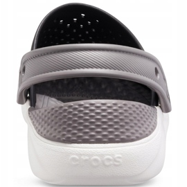 Crocs Kids LiteRide Zueco Niños, black and white 205966066 negro 4