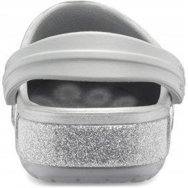 Crocs para niños Crocband Glitter Clog Niños, plata 205936040 4
