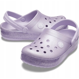 Crocs para niños Crocband Glitter Clog Niños, violeta 205936530 2