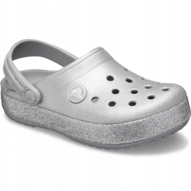 Crocs para niños Crocband Glitter Clog Niños, plata 205936040 3