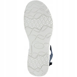 Sandalias de mujer 4F granate H4L20 SAD002 31S azul marino 2