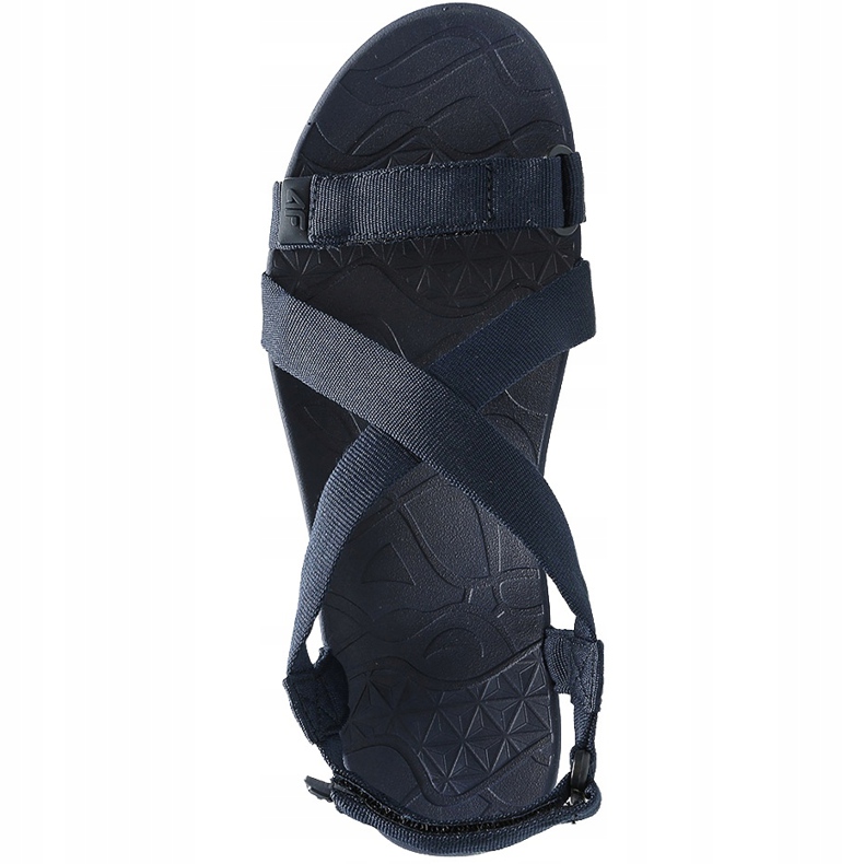 Sandalias de mujer 4F granate H4L20 SAD002 31S azul marino 1