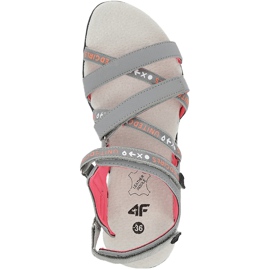 Sandalias niña 4F multicolor HJL20 JSAD001 90S naranja rosa gris 1