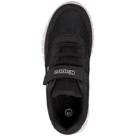 Calzado infantil Kappa Follow K negro y blanco 260604K 1110 1