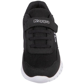 Calzado infantil Kappa Follow K negro y blanco 260604K 1110 3