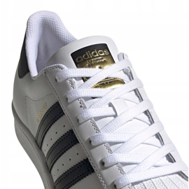 Zapatillas de mujeres adidas Superstar W blancas FV3284 blanco 5