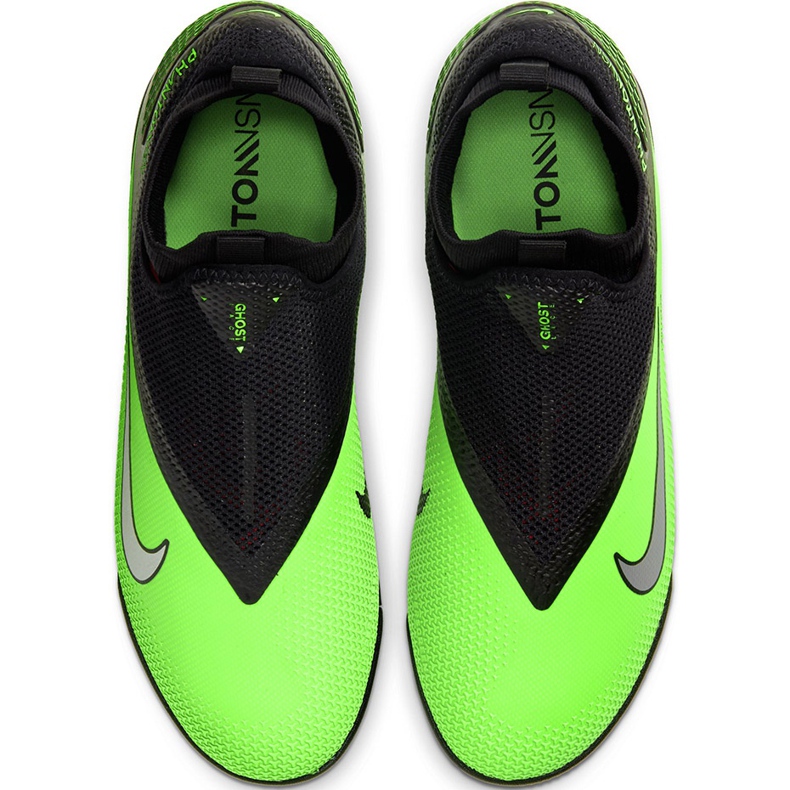 Calzado de fútbol Nike React Phantom Vsn 2 Pro Df Tf CD4174 036 multicolor verde 1