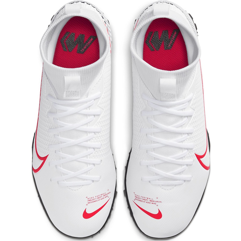Calzado de fútbol Nike Mercurial Superfly 7 Academy Tf Jr AT8143 160 multicolor blanco 1