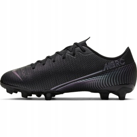 Zapatos de fútbol Nike Mercurial Vapor 13 Academy FG / MG Junior AT8123010 negro / gris / plateado negro 2