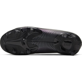 Zapatos de fútbol Nike Mercurial Vapor 13 Academy FG / MG Junior AT8123010 negro / gris / plateado negro 8