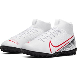 Calzado de fútbol Nike Mercurial Superfly 7 Academy Tf Jr AT8143 160 multicolor blanco 3