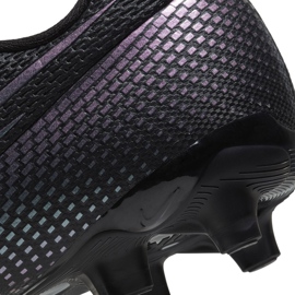 Zapatos de fútbol Nike Mercurial Vapor 13 Academy FG / MG Junior AT8123010 negro / gris / plateado negro 6