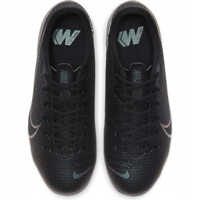 Zapatos de fútbol Nike Mercurial Vapor 13 Academy FG / MG Junior AT8123010 negro / gris / plateado negro 1