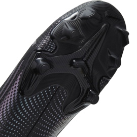 Zapatos de fútbol Nike Mercurial Vapor 13 Academy FG / MG Junior AT8123010 negro / gris / plateado negro 7