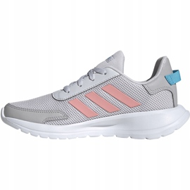 Zapatillas adidas Tensaur Run K para niños gris-rosa EG4132 rosado 2