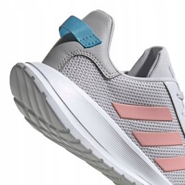 Zapatillas adidas Tensaur Run K para niños gris-rosa EG4132 rosado 5