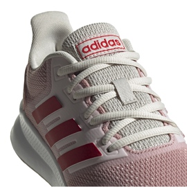 Zapatillas adidas Runfalcon mujer rojo-rosa EG8630 rosado 4
