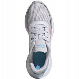 Zapatillas adidas Tensaur Run K para niños gris-rosa EG4132 rosado 1