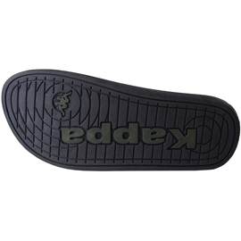 Zapatillas de hombre Kappa Pahala negras y verdes 242669 3111 negro 4